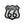 Load image into Gallery viewer, Route 66 Black on White Patch - PATCHERS Iron on Patch