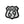 Load image into Gallery viewer, Route 69 Black on White Patch - PATCHERS Iron on Patch