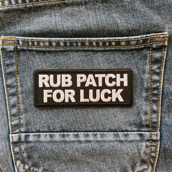 Rub Patch For Luck Patch - PATCHERS Iron on Patch