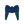 Load image into Gallery viewer, Small Angel Wings Blue Patch - PATCHERS Iron on Patch