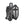 Load image into Gallery viewer, Small Black & White Crusader Knight Patch - PATCHERS Iron on Patch