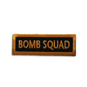 Small Bomb Squad Patch - PATCHERS Iron on Patch