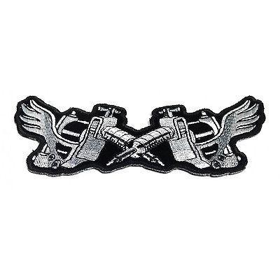 Tattoo Guns Wings Patch - PATCHERS Iron on Patch