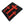 Load image into Gallery viewer, Three Crosses Red Black Patch - PATCHERS Iron on Patch