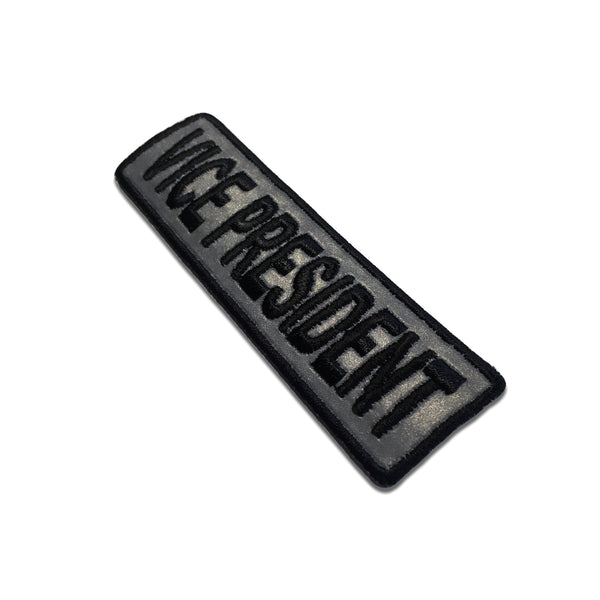 Vice President Reflective Patch - PATCHERS Iron on Patch