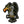 Load image into Gallery viewer, Vulture with Cigar on Bone Patch - PATCHERS Iron on Patch