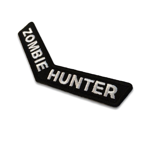 Zombie Hunter Stripe Patch - PATCHERS Iron on Patch