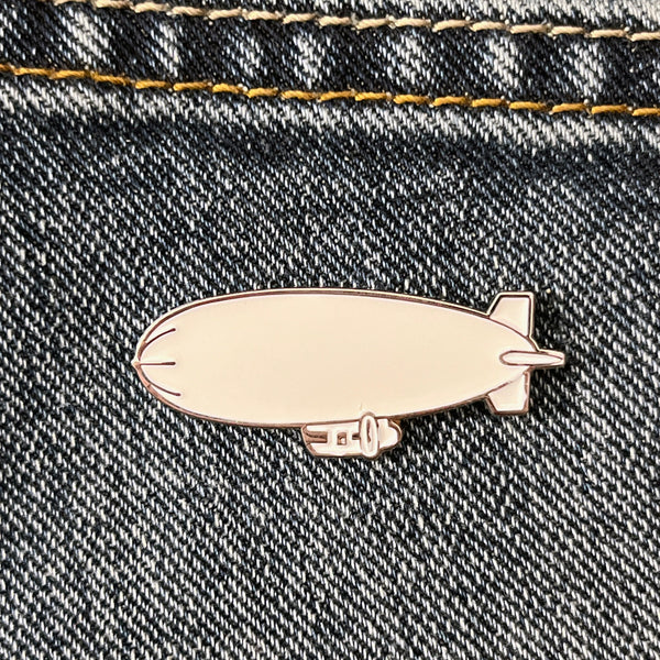 Airship - Blimp Pin Badge - PATCHERS Pin Badge