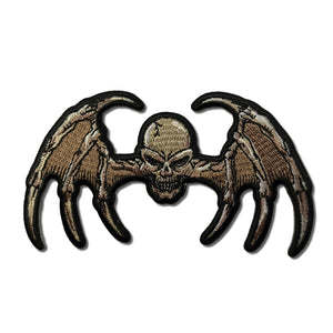 Bat Wings Skull Patch - PATCHERS Iron on Patch