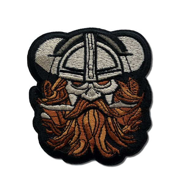 Bearded Viking Patch - PATCHERS Iron on Patch