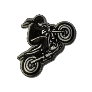 Biker Wheeley Patch - PATCHERS Iron on Patch