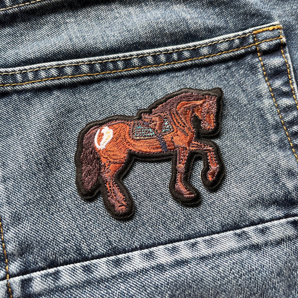 Brown Horse Patch - PATCHERS Iron on Patch