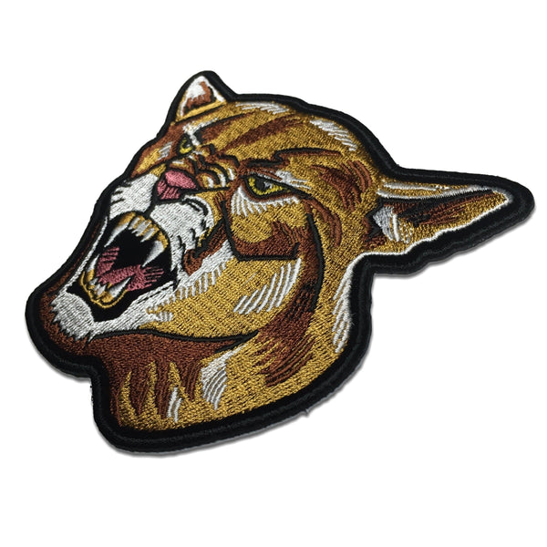 Cougar Head Patch - PATCHERS Iron on Patch