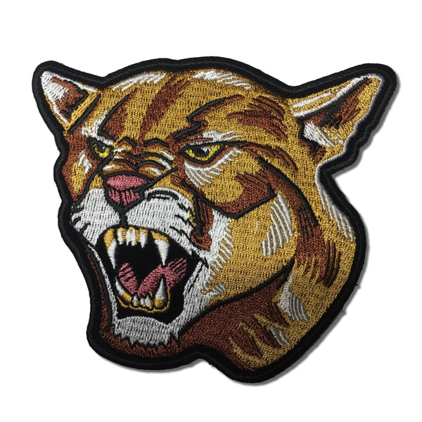 Cougar Head Patch - PATCHERS Iron on Patch