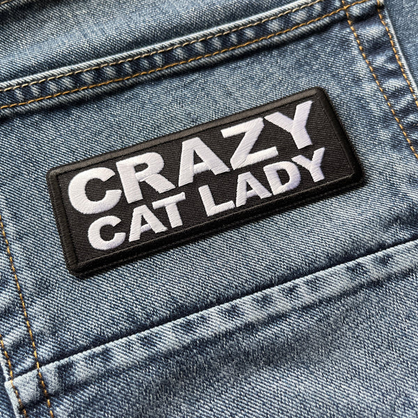 Crazy Cat Lady Patch - PATCHERS Iron on Patch