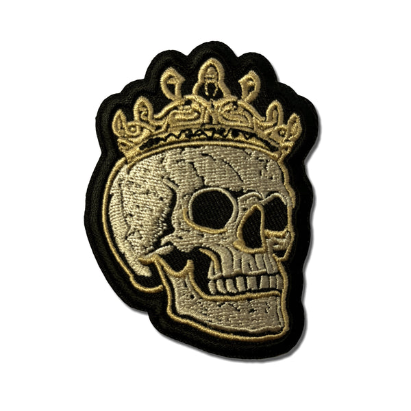 Crown Skull Patch - PATCHERS Iron on Patch