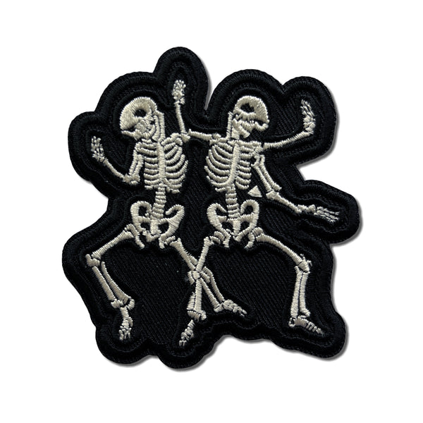 Dancing Skeletons Patch - PATCHERS Iron on Patch
