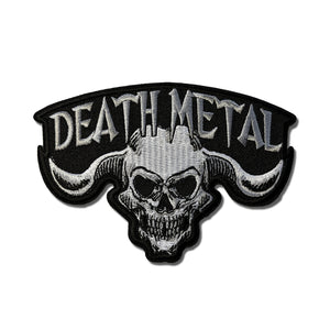 Death Metal Skull Patch - PATCHERS Iron on Patch