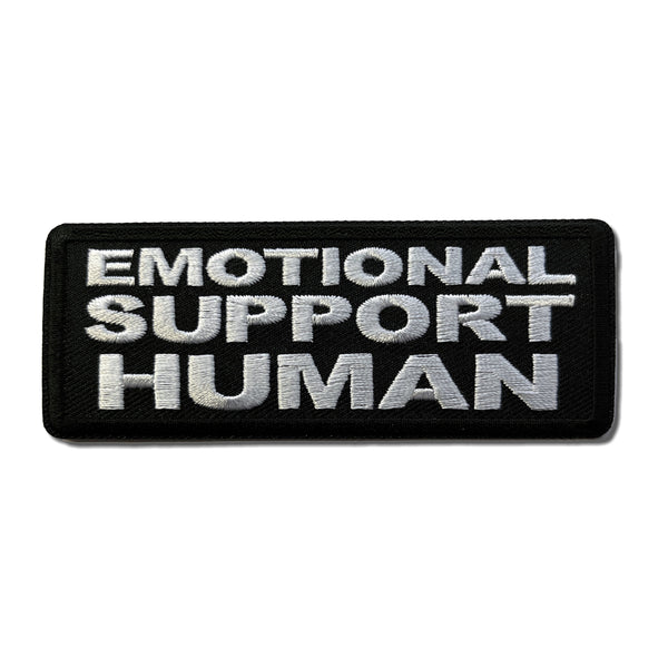 Emotional Support Human Patch - PATCHERS Iron on Patch