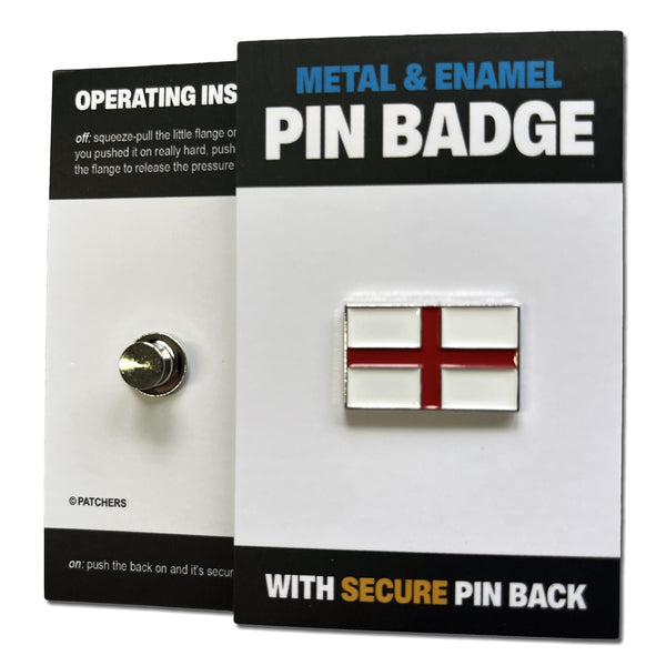 England Flag Pin Badge - PATCHERS Pin Badge