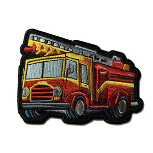 Fire Engine Truck Patch - PATCHERS Iron on Patch