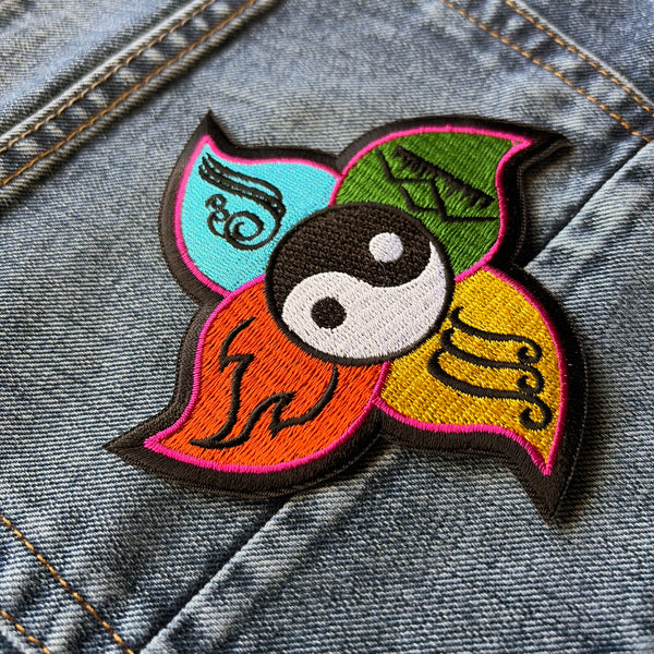 Four Elements Ying Yang Patch