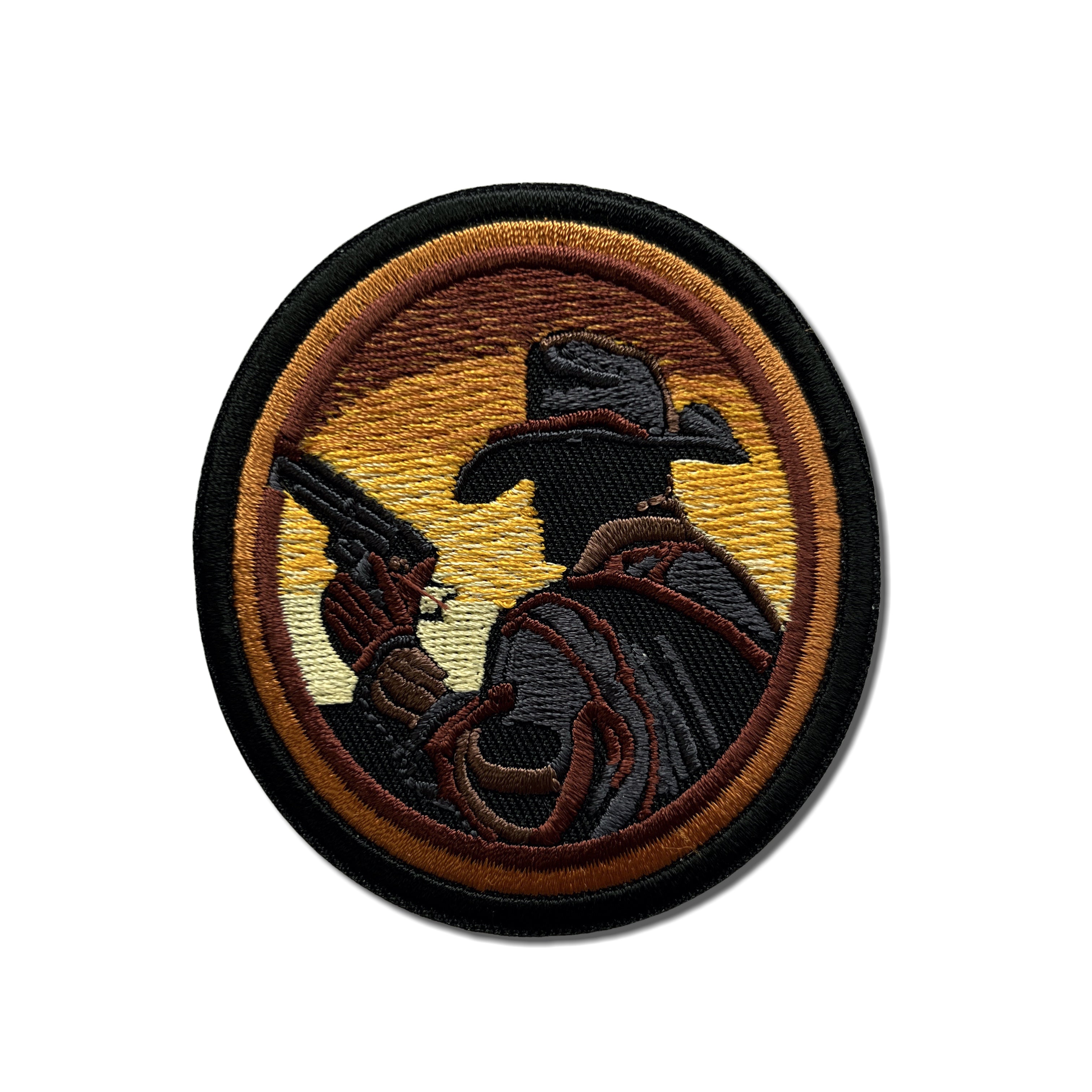Embroidered Gun Slinger Iron on Sew on Patch – PATCHERS