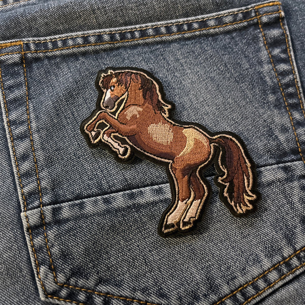 Horse Rearing Patch - PATCHERS Iron on Patch
