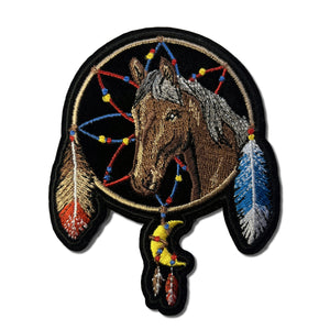 Horse in Dreamcatcher Patch - PATCHERS Iron on Patch