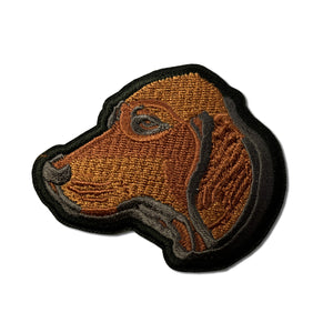 Hound Head Dog Patch - PATCHERS Iron on Patch