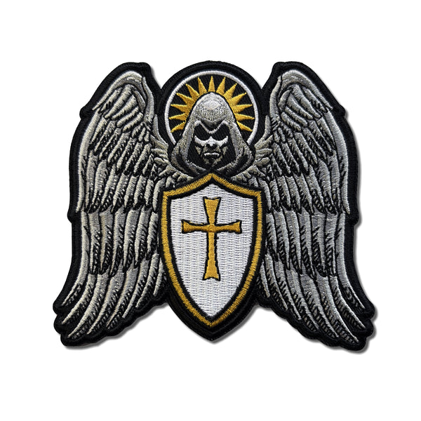 Guardian Angel Shield Cross Patch