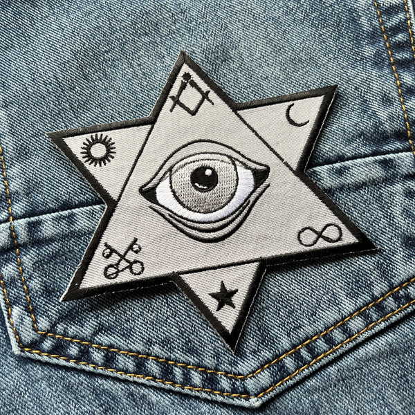 Illuminati Sign Symbol Patch - PATCHERS Iron on Patch