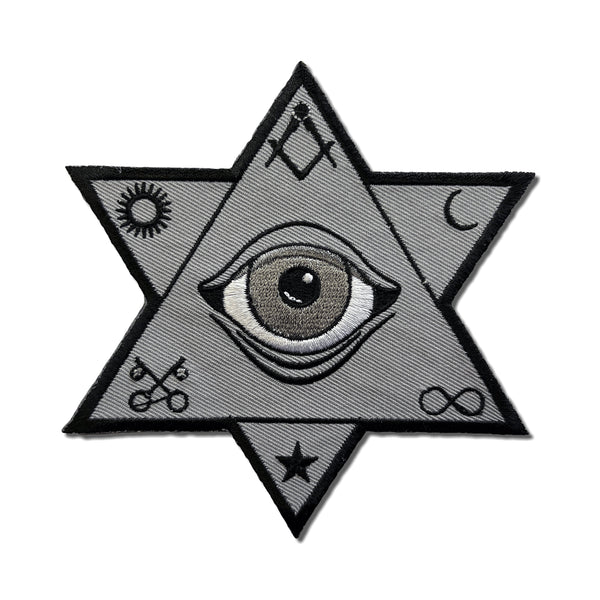 Illuminati Sign Symbol Patch - PATCHERS Iron on Patch