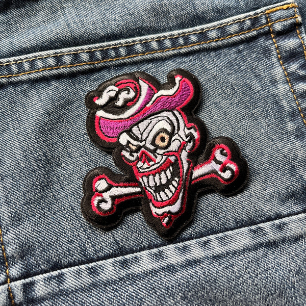 Joker Skull and Bones Patch - PATCHERS Iron on Patch