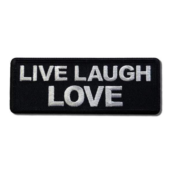 Live Laugh Love Patch - PATCHERS Iron on Patch