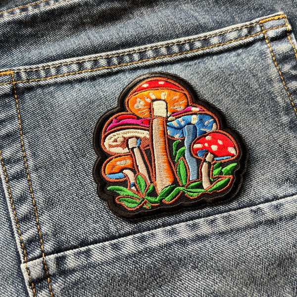 Magic Mushrooms Patch - PATCHERS Iron on Patch