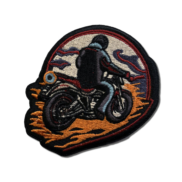 Motorcycle Biker Patch - PATCHERS Iron on Patch