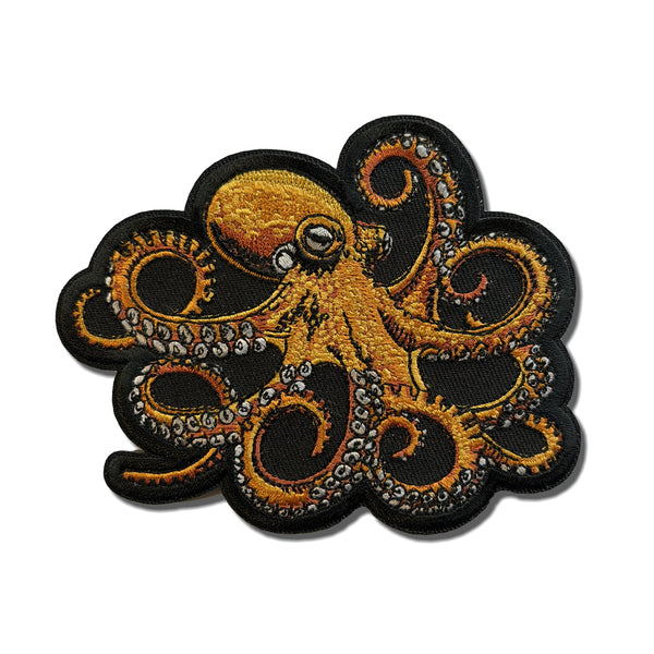 Octopus Yellow Orange Patch