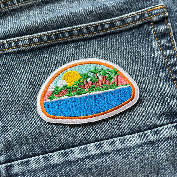 Paradise Island Patch - PATCHERS Iron on Patch