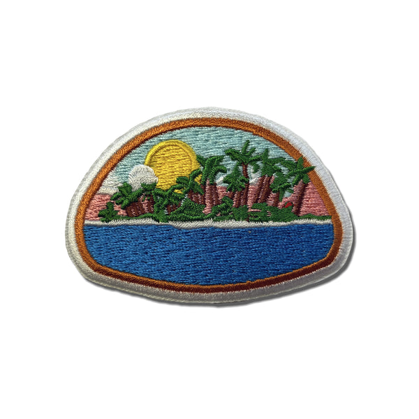 Paradise Island Patch - PATCHERS Iron on Patch