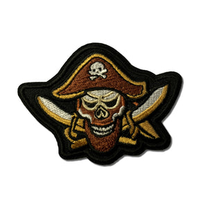 Pirate Crossed Swords Patch - PATCHERS Iron on Patch