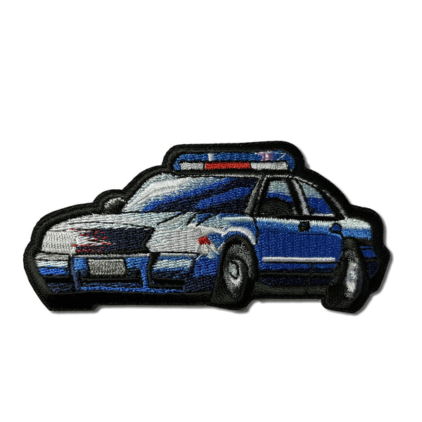 Police Car Patch - PATCHERS Iron on Patch