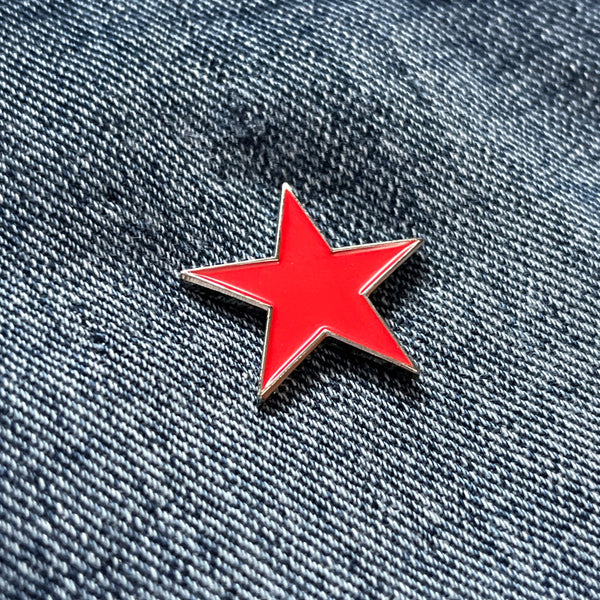 Red Star Pin Badge - PATCHERS Pin Badge