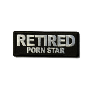 Retired Porn Star Patch - PATCHERS Iron on Patch