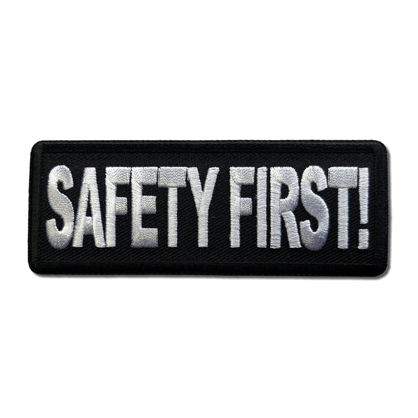 Safety First Patch - PATCHERS Iron on Patch