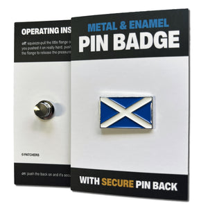 Scotland Flag Pin Badge - PATCHERS Pin Badge