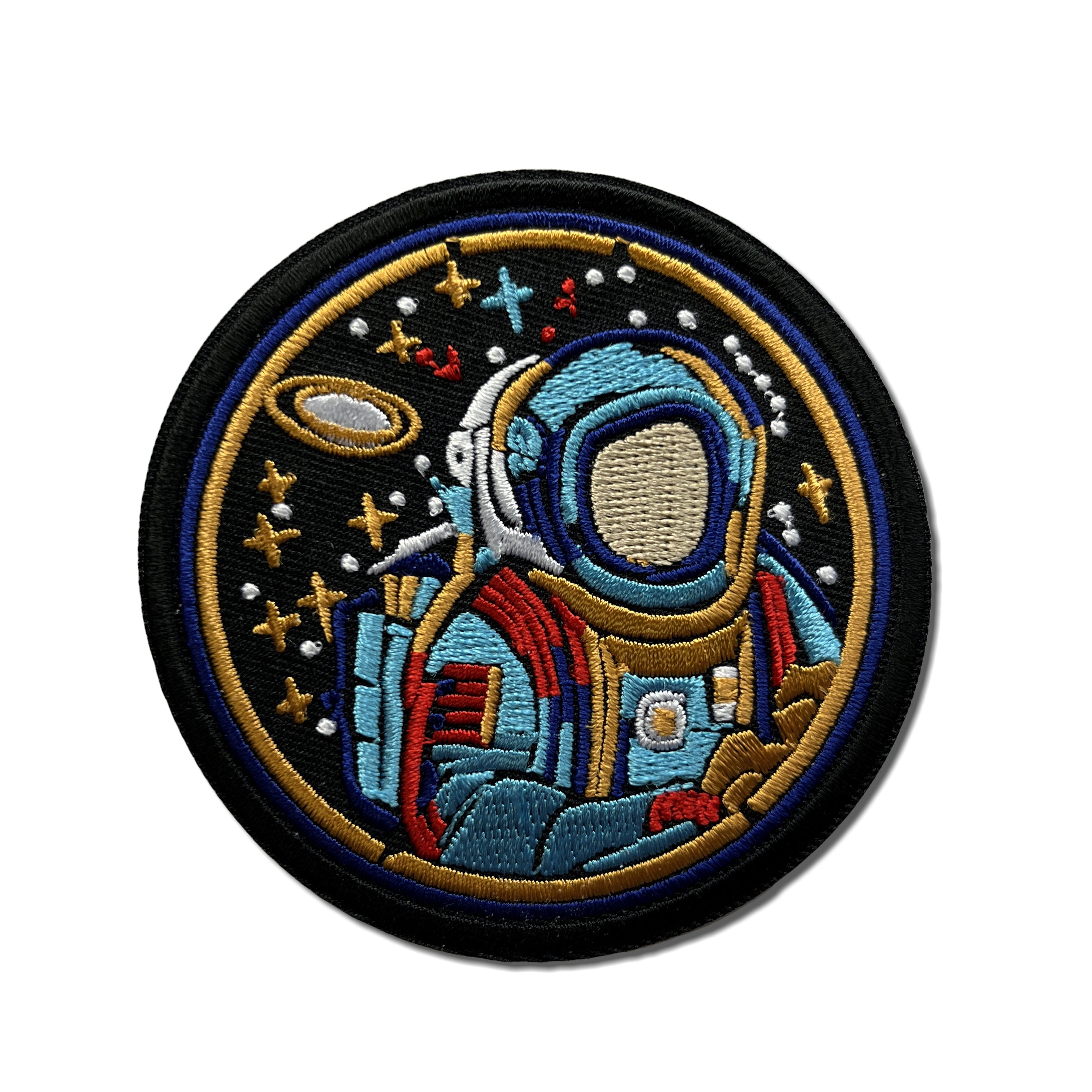 Embroidered Space Astronaut Iron on Sew on Patch – PATCHERS