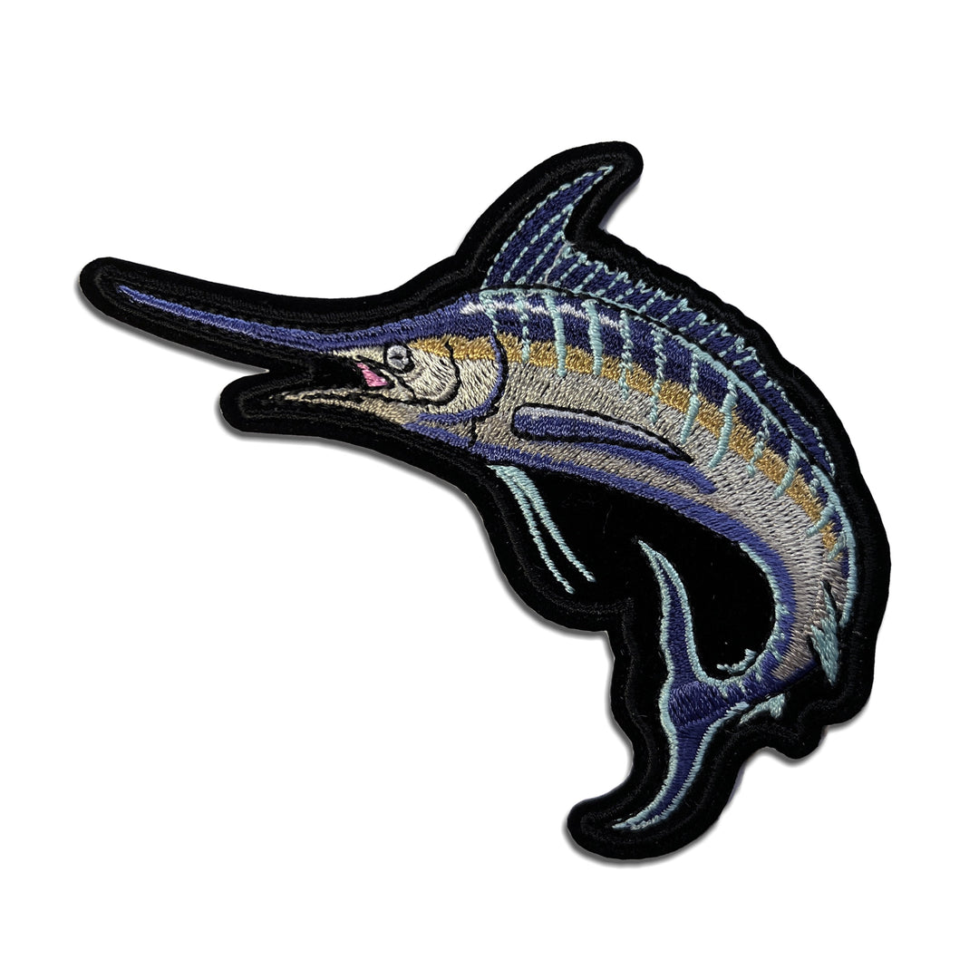 Embroidered Swordfish Fishing Iron on Sew on Patch – PATCHERS