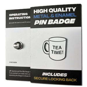 Tea Time Mug Pin Badge - PATCHERS Pin Badge