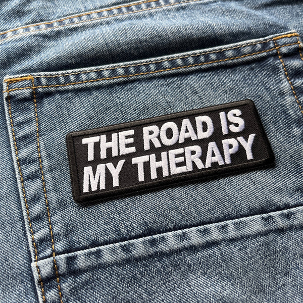 The Road is My Therapy Patch - PATCHERS Iron on Patch